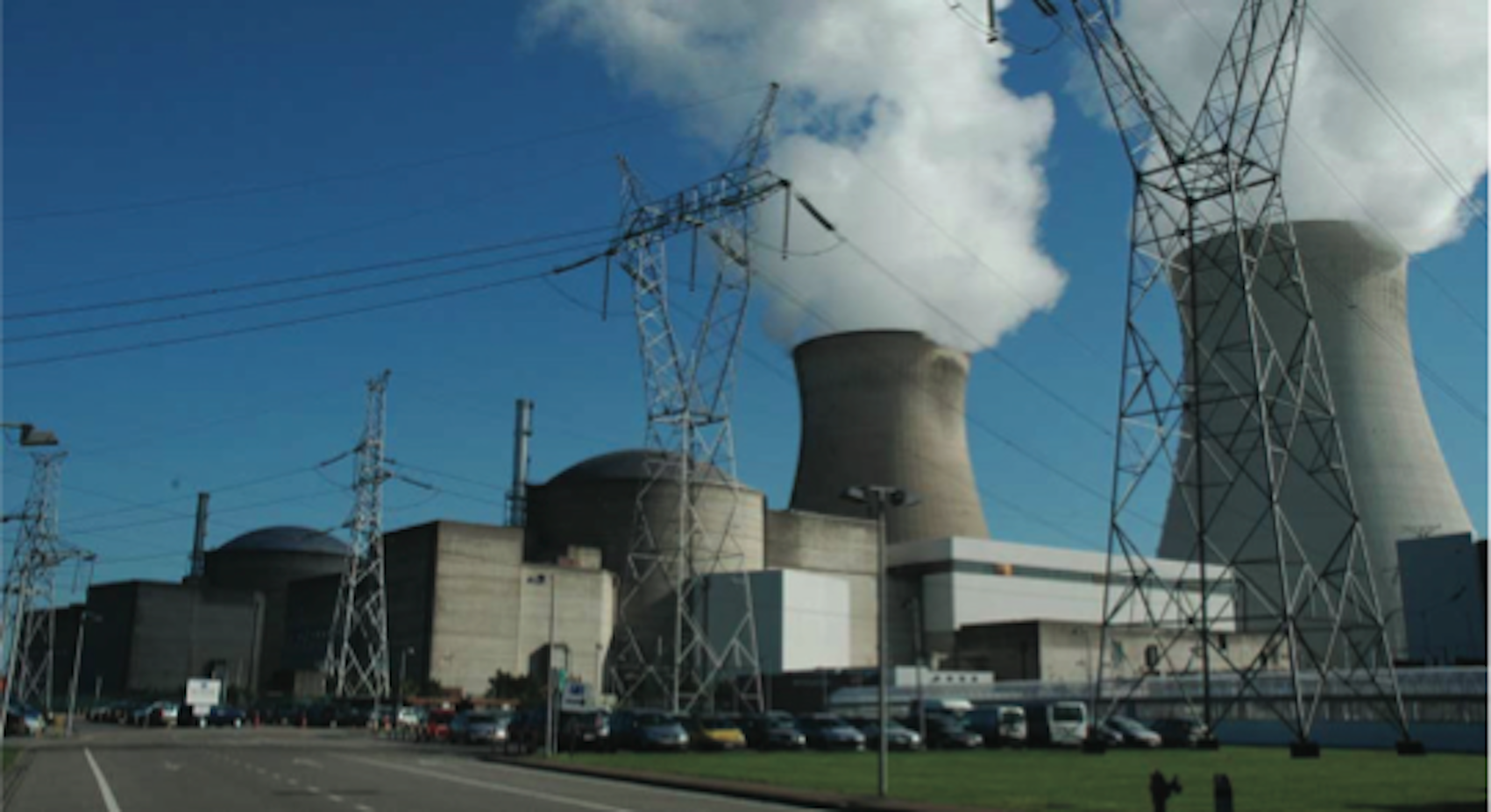 Doel nuclear power plant in Belgium