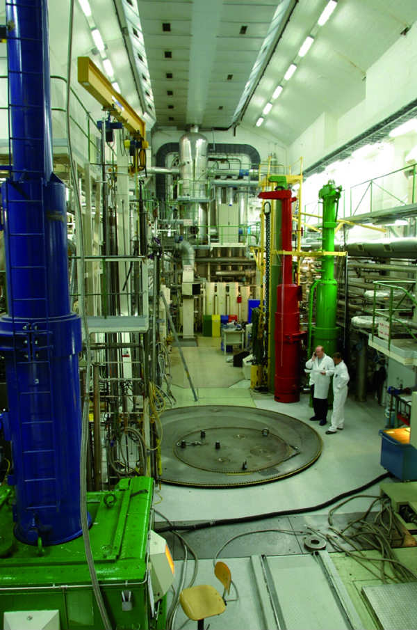 Inside the Halden reactor hall